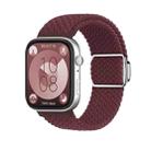 For Huawei Watch Fit3 Nylon Loop Magnetic Buckle Watch Band(Wine Red) - 1