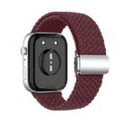 For Huawei Watch Fit3 Nylon Loop Magnetic Buckle Watch Band(Wine Red) - 2