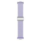 For Huawei Watch Fit3 Nylon Loop Magnetic Buckle Watch Band(Fog Purple) - 3