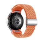 For Samsung Galaxy Watch 7 / 6 / 5 / 4 Nylon Loop Magnetic Buckle Watch Band(Orange) - 2