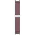 For Samsung Galaxy Watch 7 / 6 / 5 / 4 Nylon Loop Magnetic Buckle Watch Band(Smoke Purple) - 3