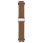 For Samsung Galaxy Watch 7 / 6 / 5 / 4 Nylon Loop Magnetic Buckle Watch Band(Brown) - 3