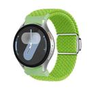 For Samsung Galaxy Watch 7 / 6 / 5 / 4 Nylon Loop Magnetic Buckle Watch Band(Yellow Green) - 1