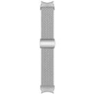 For Samsung Galaxy Watch 7 / 6 / 5 / 4 Nylon Loop Magnetic Buckle Watch Band(Light Grey) - 3