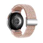 For Samsung Galaxy Watch 7 / 6 / 5 / 4 Nylon Loop Magnetic Buckle Watch Band(Starlight Pink) - 2