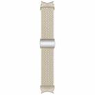 For Samsung Galaxy Watch 7 / 6 / 5 / 4 Nylon Loop Magnetic Buckle Watch Band(Starlight Color) - 3