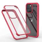 For iPhone 16 Pro Max Double-sided Plastic Glass Phone Protective Case(Red) - 1