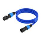 JC1015 XLR 3pin Male to Female Audio Cable, Length:1m(Blue) - 1