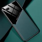 For OPPO A7x All-inclusive Leather + Organic Glass Protective Case with Metal Iron Sheet(Green) - 1