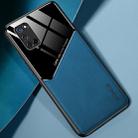 For OPPO A52 All-inclusive Leather + Organic Glass Protective Case with Metal Iron Sheet(Royal Blue) - 1