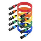 5 Color / Set JC1015 XLR 3pin Male to Female Audio Cable, Length:1m - 1