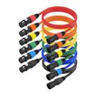 6 Color / Set JC1015 XLR 3pin Male to Female Audio Cable, Length:1m - 1