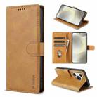 For Huawei Pura 70 N.BEKUS CSJ-P1 Solid Color Leather Phone Case(Brown) - 1