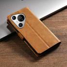 For Huawei Pura 70 N.BEKUS CSJ-P1 Solid Color Leather Phone Case(Brown) - 3