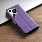 For Huawei Pura 70 N.BEKUS CSJ-P1 Solid Color Leather Phone Case(Purple) - 3