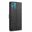 For Motorola Edge 40 Neo N.BEKUS CSJ-P1 Solid Color Leather Phone Case(Black) - 3