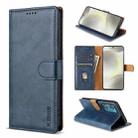 For Motorola Edge 40 Neo N.BEKUS CSJ-P1 Solid Color Leather Phone Case(Blue) - 1