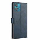 For Motorola Edge 40 Neo N.BEKUS CSJ-P1 Solid Color Leather Phone Case(Blue) - 3