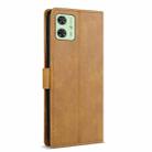 For Motorola Moto G14 N.BEKUS CSJ-P1 Solid Color Leather Phone Case(Brown) - 3