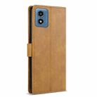 For Motorola Moto G Play 2024 N.BEKUS CSJ-P1 Solid Color Leather Phone Case(Brown) - 3