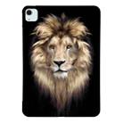 For iPad Air 11 2024 Color Painting Pattern Smart Tablet TPU Case(Lion) - 1