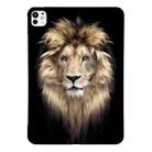 For iPad Pro 11 2024 Color Painting Pattern Smart Tablet TPU Case(Lion) - 1