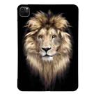 For iPad Pro 11 2022 / 2021 / 2020 Color Painting Pattern Smart Tablet TPU Case(Lion) - 1