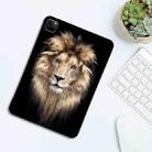 For iPad Pro 11 2022 / 2021 / 2020 Color Painting Pattern Smart Tablet TPU Case(Lion) - 3