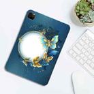 For iPad Pro 11 2022 / 2021 / 2020 Color Painting Pattern Smart Tablet TPU Case(Butterfly Circle) - 3