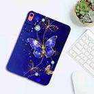 For iPad 10th Gen 10.9 2022 Color Painting Pattern Smart Tablet TPU Case(Blue Butterfly) - 3