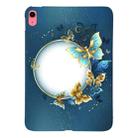 For iPad 2025 / 2022 Color Painting Pattern Smart Tablet TPU Case(Butterfly Circle) - 1