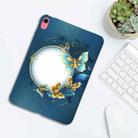 For iPad 2025 / 2022 Color Painting Pattern Smart Tablet TPU Case(Butterfly Circle) - 3