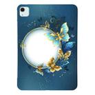 For iPad Air 10.9 2022 / 2020 Color Painting Pattern Smart Tablet TPU Case(Butterfly Circle) - 1