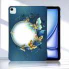 For iPad Air 10.9 2022 / 2020 Color Painting Pattern Smart Tablet TPU Case(Butterfly Circle) - 2