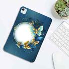 For iPad Air 10.9 2022 / 2020 Color Painting Pattern Smart Tablet TPU Case(Butterfly Circle) - 3