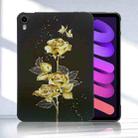 For iPad mini 2024 / mini 6 Color Painting Pattern Smart Tablet TPU Case(Golden Rose) - 2