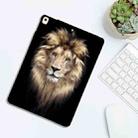 For iPad 10.2 2021 / 2020 / 2019 Color Painting Pattern Smart Tablet TPU Case(Lion) - 3