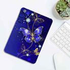 For iPad mini 3 / 2 / 1 Color Painting Pattern Smart Tablet TPU Case(Blue Butterfly) - 3