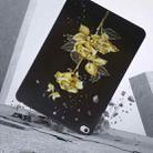 For iPad mini 5 / 4 Color Painting Pattern Smart Tablet TPU Case(Golden Rose) - 3