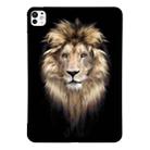 For iPad Pro 13 2024 Color Painting Pattern Smart Tablet TPU Case(Lion) - 1