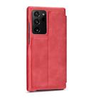 For Samsung Galaxy Note20 Ultra LC.IMEEKE Hon Ancient Series Horizontal Flip Leather Case with Holder & Card Slot(Red) - 2