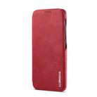 For Samsung Galaxy A11 EU Version LC.IMEEKE Hon Ancient Series Horizontal Flip Leather Case with Holder & Card Slot(Red) - 2