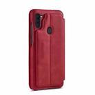 For Samsung Galaxy A11 EU Version LC.IMEEKE Hon Ancient Series Horizontal Flip Leather Case with Holder & Card Slot(Red) - 3