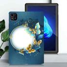 For itel Pad One Color Painting Pattern Smart Tablet TPU Case(Butterfly Circle) - 2