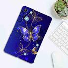 For OPPO Pad Air Color Painting Pattern Smart Tablet TPU Case(Blue Butterfly) - 3