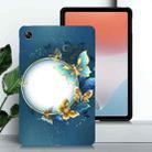 For OPPO Pad Air Color Painting Pattern Smart Tablet TPU Case(Butterfly Circle) - 2