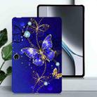 For OPPO Pad Neo / Pad Air2 / Pad Go Color Painting Pattern Smart Tablet TPU Case(Blue Butterfly) - 2