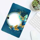 For OPPO Pad Neo / Pad Air2 / Pad Go Color Painting Pattern Smart Tablet TPU Case(Butterfly Circle) - 3