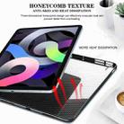 For Honor Pad 9 Color Painting Pattern Smart Tablet TPU Case(Black Rose) - 3