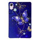 For Honor Pad X8 Pro / X9 Color Painting Pattern Smart Tablet TPU Case(Blue Butterfly) - 1